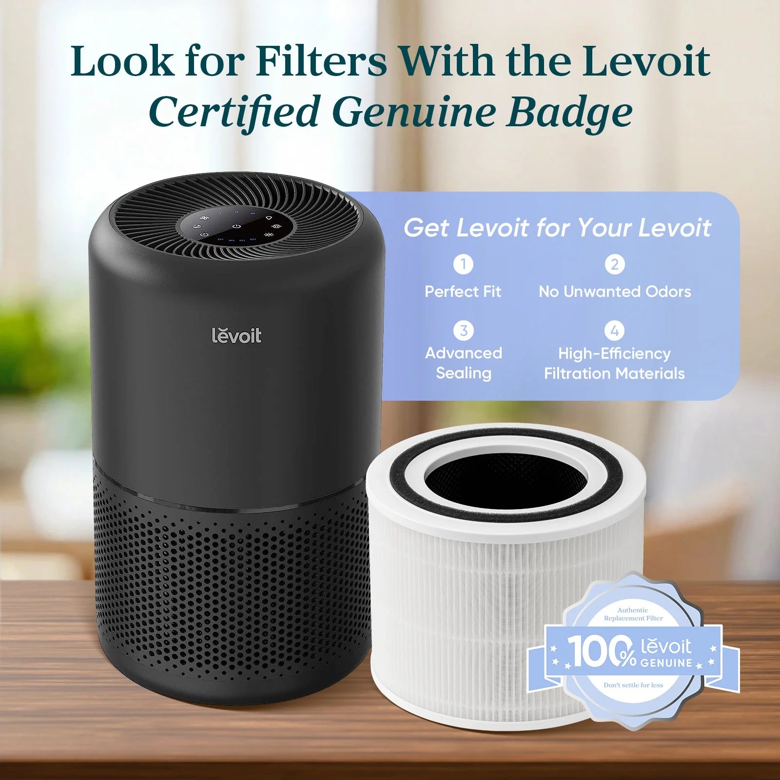 Levoit Core® 300-P Black Air Purifier