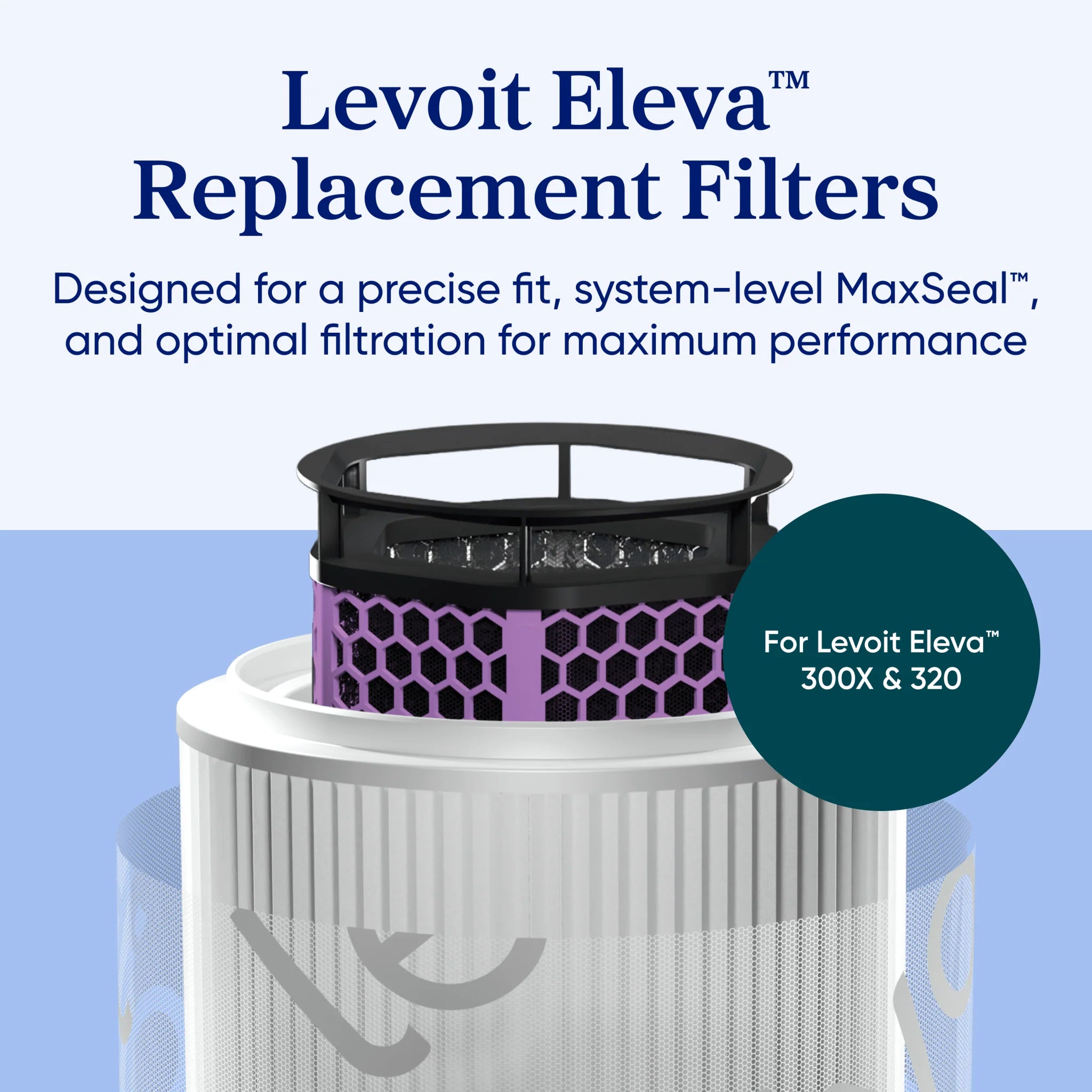 Levoit Eleva™ 300X Smoke & Cooking Activated Carbon Air Purifier Filter