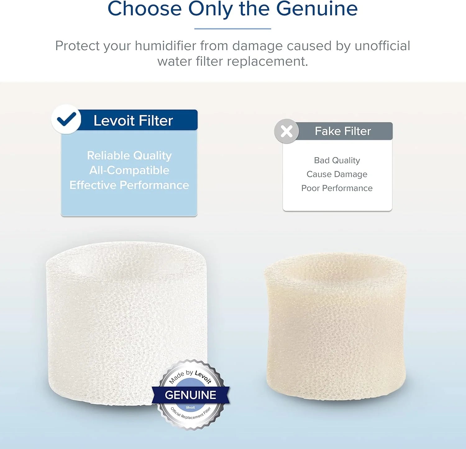 Levoit Humidifier Replacement Filters (10-Pack)