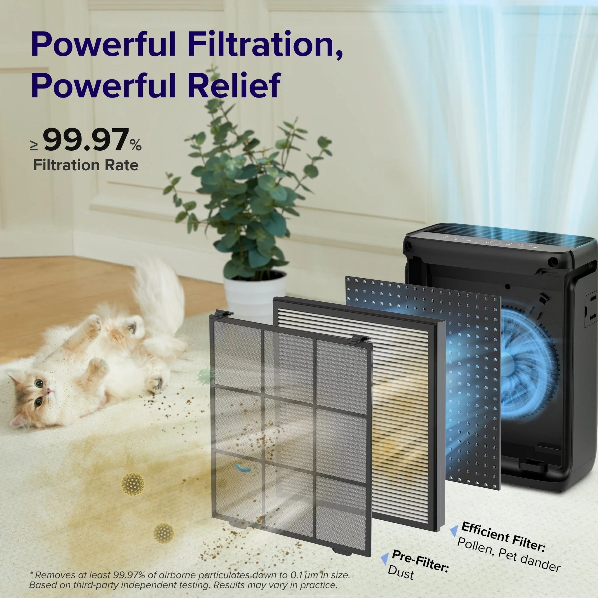 Levoit Vital 200S-P Smart Air Purifier - Black